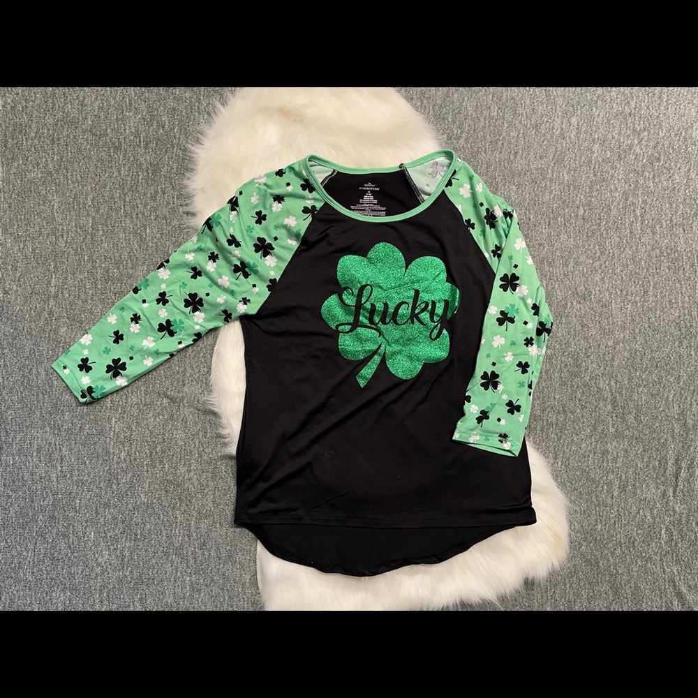 Medium glitter St Patrick’s shirt